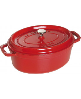 Staub La Cocotte Ovale Ghisa 27cm Ciliegia