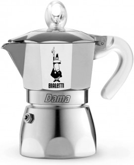 Bialetti Caffettiera Dama Pure Ice 1 Tazza Non Adatta a Induzione...