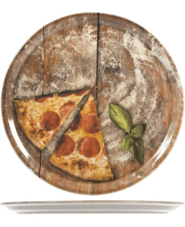 Saturnia Piatto Per Pizza 33 cm Slice Confezione da 6