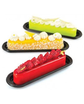 Silikomart Stampo in Silicone Fashion Eclair + 10 Vassoi + Cutter