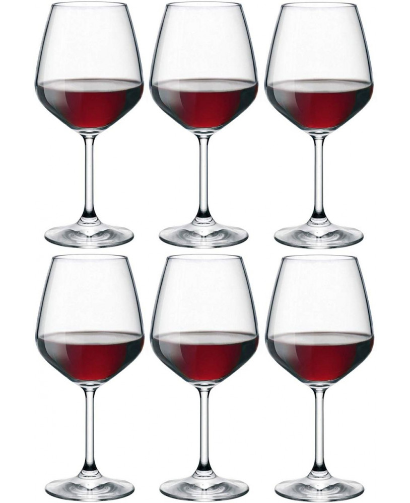 Rocco Bormioli Bicchieri Divino Cl 53 Da Vino Rosso Confezione Da 6 Pezzi
